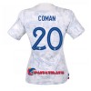 Virallinen Fanipaita Ranska Kingsley Coman 20 Vieraspelipaita MM-Kisat 2022 - Naisten